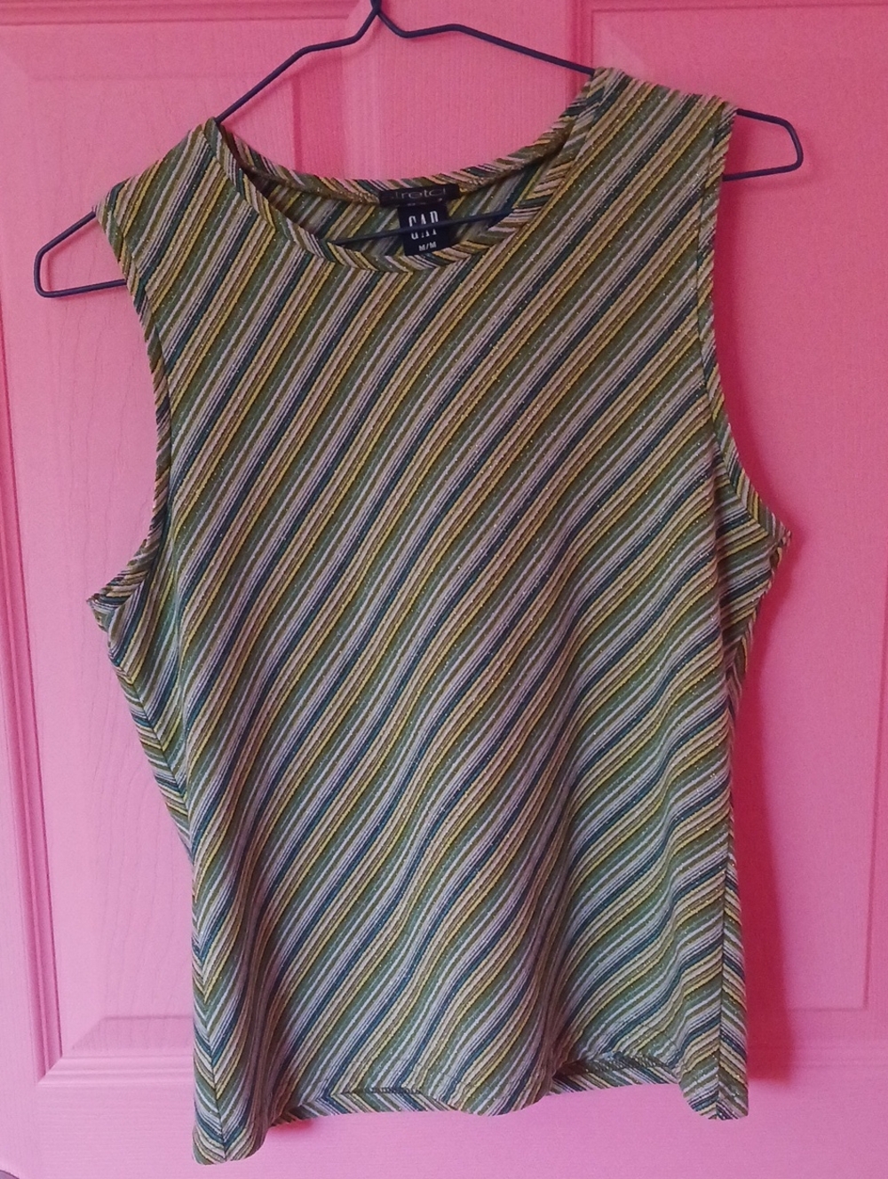 GAP Striped Sleeveless Knit Top - Multicolor